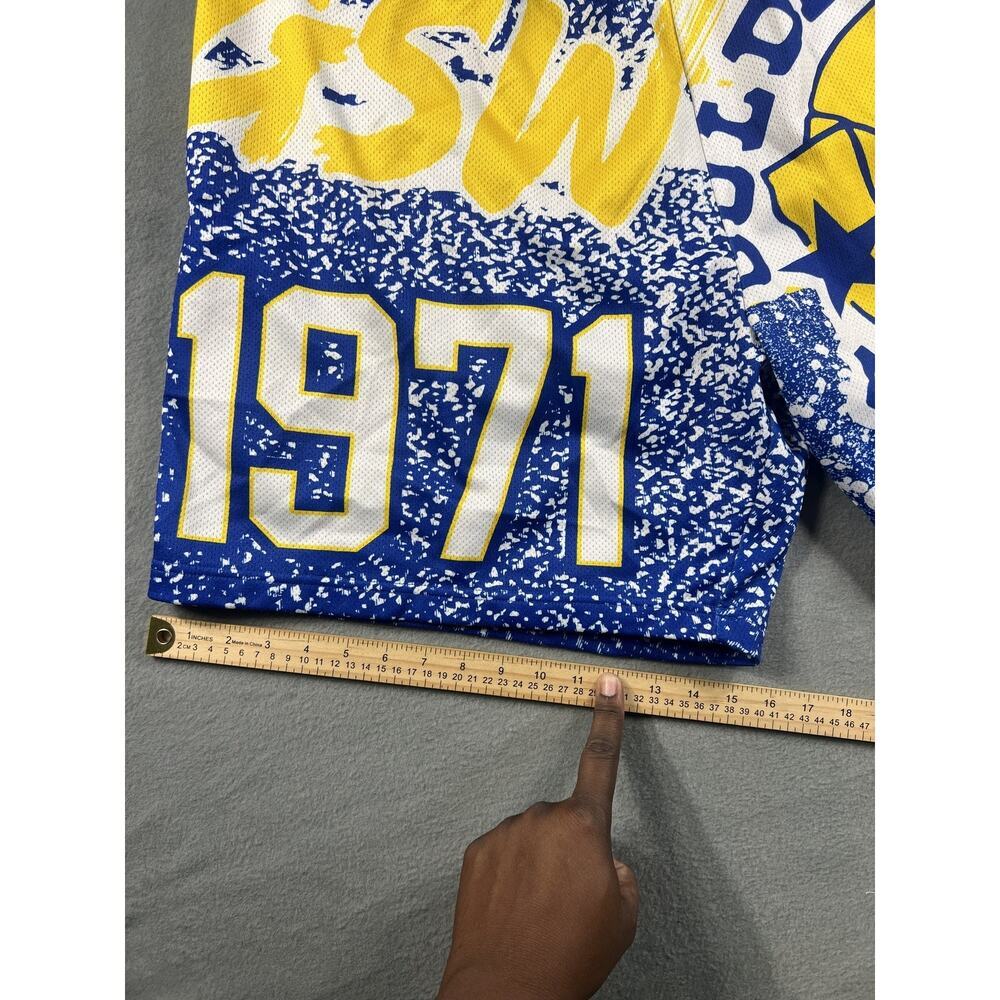 Mitchell & Ness Golden State Warrior Classic Jumbotron Shorts, Size 3X - Picture 15 of 16